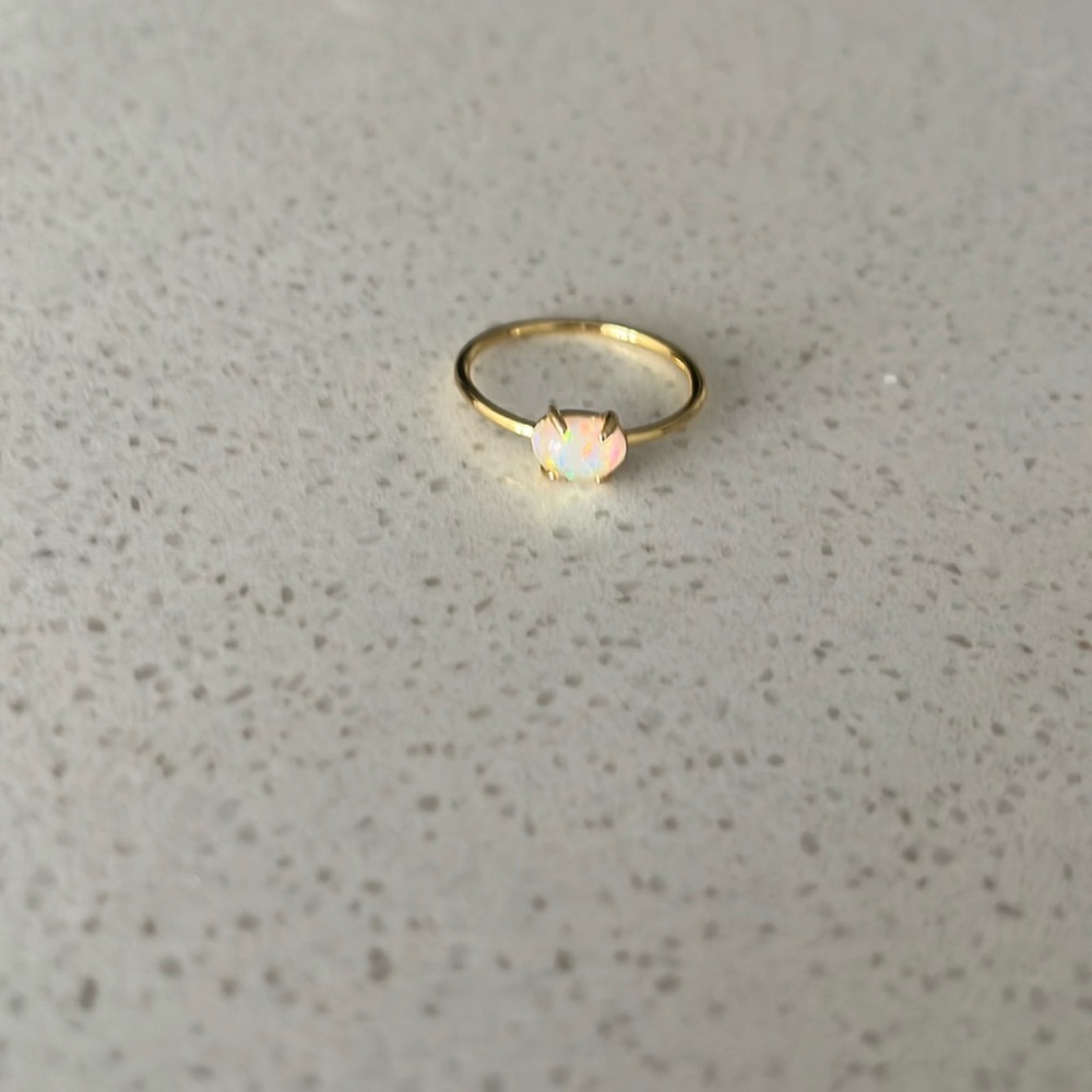 Fire Opal Ring - image 1